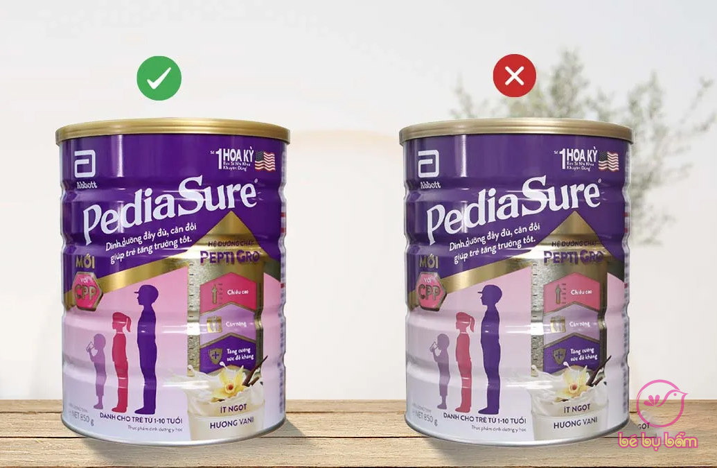7 cách phân biệt sữa Pediasure thật và giả đúng nhất
