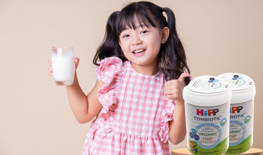 Sữa HiPP Organic pha bao nhiêu độ là đúng nhất?
