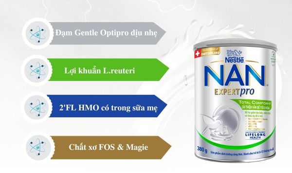 Sữa NAN ExpertPro Total Comfort.