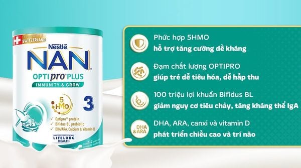 Sữa Nan Optipro số 3 - Dành cho trẻ từ 12-18 tháng tuổi