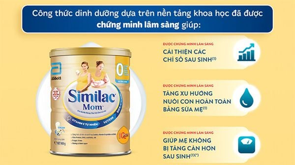 Sữa bầu 3 tháng giữa - Sữa bầu Similac