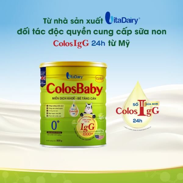 So sánh sữa Nan và Colosbaby