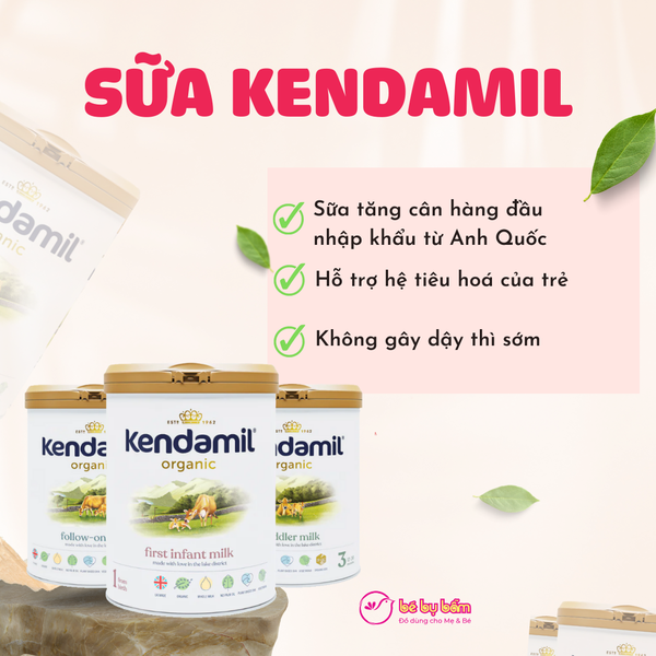 Ưu điểm Sữa Kendamil Organic số 2