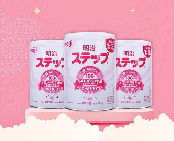 Sữa Meiji 1-3 nội địa mẫu mới