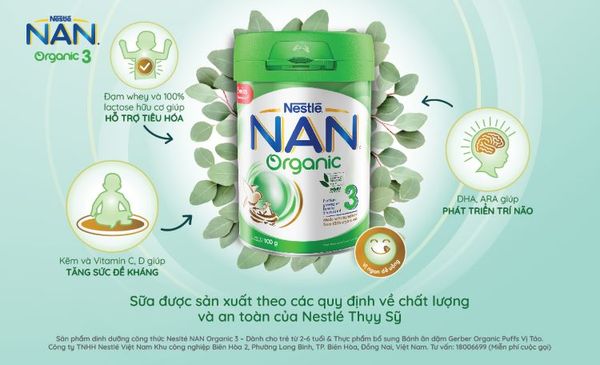 Sữa Nan dành cho trẻ 1 tuổi