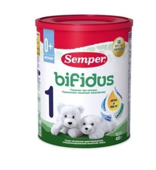 Sữa Semper Bifidus Thụy Điển số 1 400g (0 - 6 tháng)