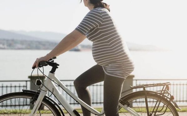 Đạp xe khi mang thai