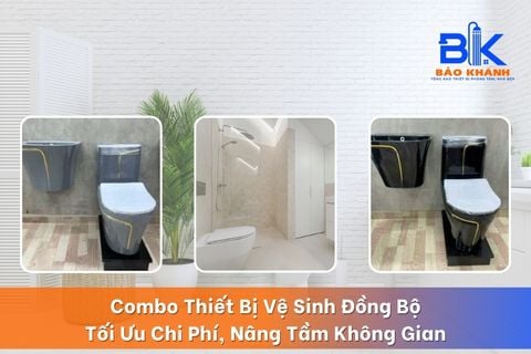 Combo Thiết Bị Vệ Sinh Đồng Bộ – Tối Ưu Chi Phí, Nâng Tầm Không Gian