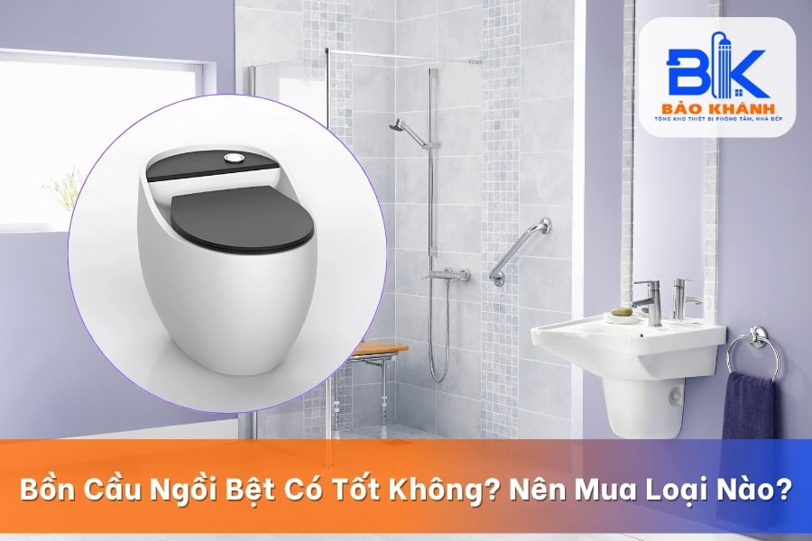 Bồn Cầu Ngồi Bệt Có Tốt Không? Nên Mua Loại Nào?