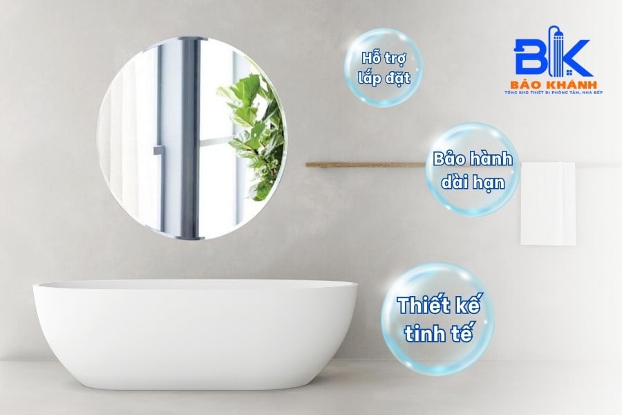 Gương Soi Nhà Tắm: Phụ Kiện Thiết Yếu Cho Không Gian Sống