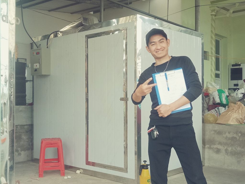 Máy sấy công nghiệp lắp đặt tại Thanh Thủy- Phú Thọ