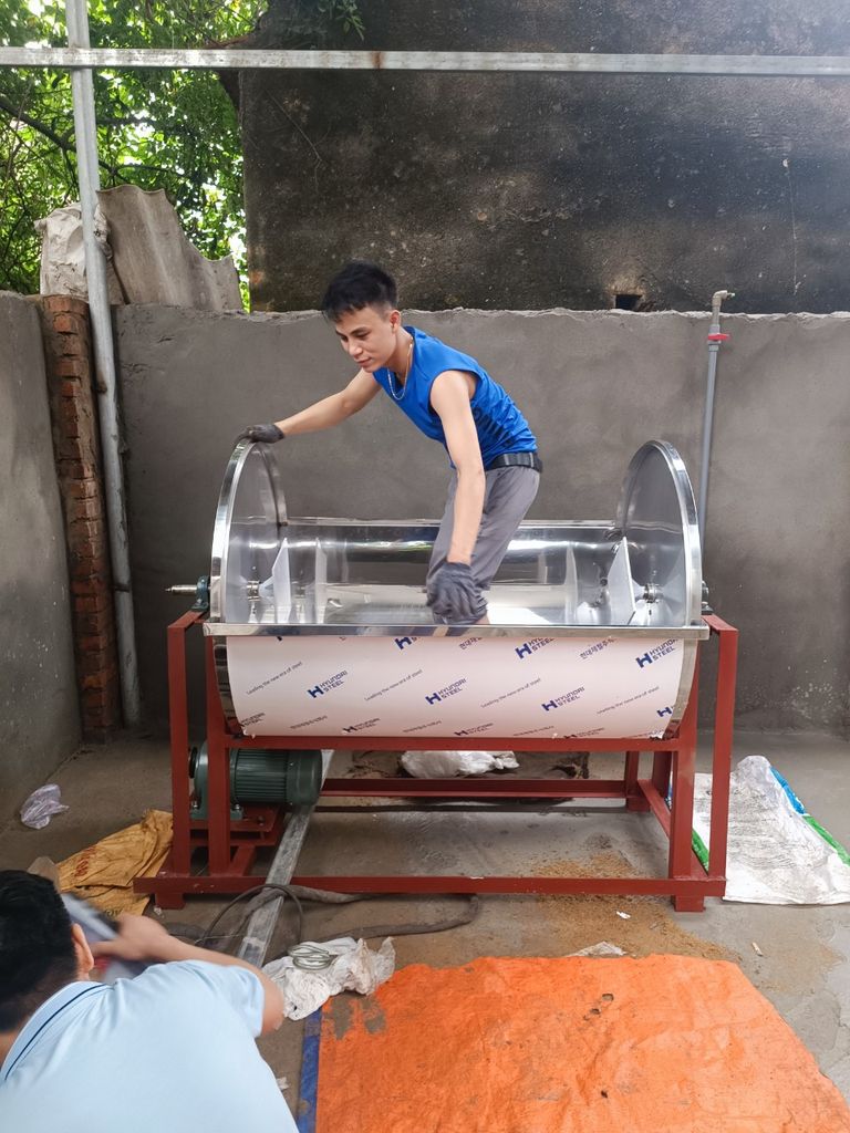 Máy giặt công nghiệp lắp đặt tại Việt Yên, Bắc Giang