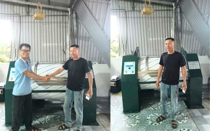 Máy giặt CN 50kg 1 pha giao đến Thọ Xuân, Thanh Hoá
