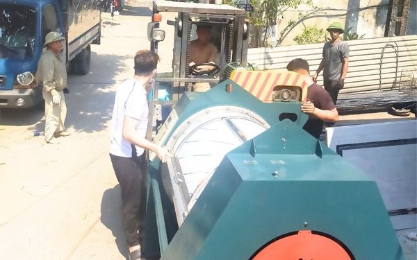 Máy giặt công nghiệp 50kg, phòng sấy CN tại Cao Phong, Hòa Bình