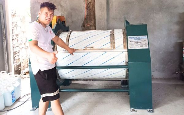 Máy giặt công nghiệp 50kg giao đến Yên Bài, Ba Vì, TP Hà Nội