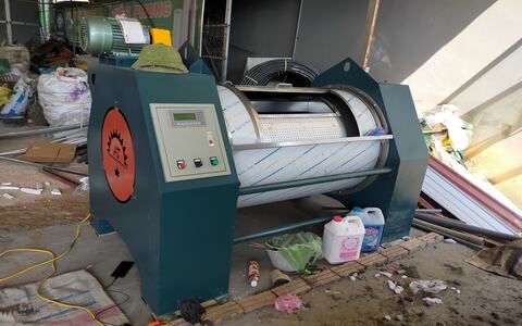 Máy giặt CN 50kg+phòng sấy CN đến Lục Ngạn, Bắc Giang