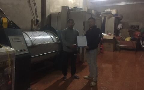 Máy giặt công nghiệp 50kg+ phòng sấy CN tại Nghĩa Lộ, Yên Bái