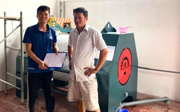 Máy giặt công nghiệp 50kg giao tại Thanh Trì, TP Hà Nội