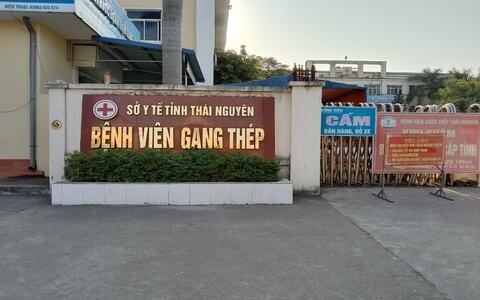 Máy giặt CN 50kg + phòng sấy CN đến Bv Gang Thép tỉnh Thái Nguyên