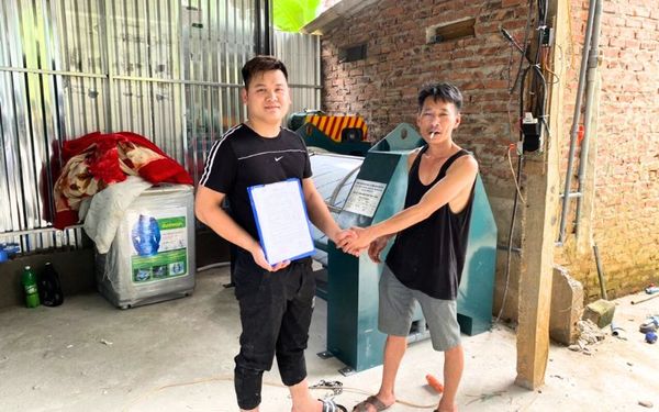 Máy giặt công nghiệp 50kg giao tại Sơn Dương, Tuyên Quang