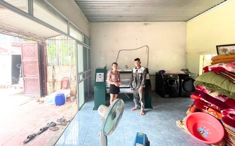 Máy giặt CN 50kg 1 pha giao tới Ba Vì, TP Hà Nội