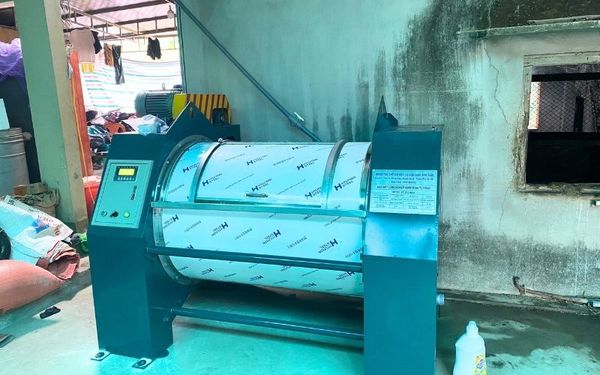 Máy giặt công nghiệp 50kg lắp đặt Nam Đàn, Nghệ An