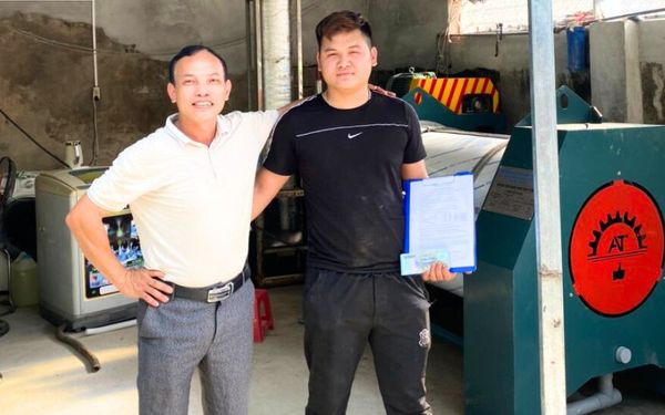 Máy giặt công nghiệp 50kg giao tại Thanh Ba, Phú Thọ