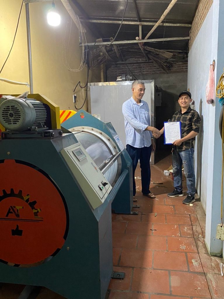 Máy sấy công nghiệp được lắp đặt tại Mê Linh- Hà Nội