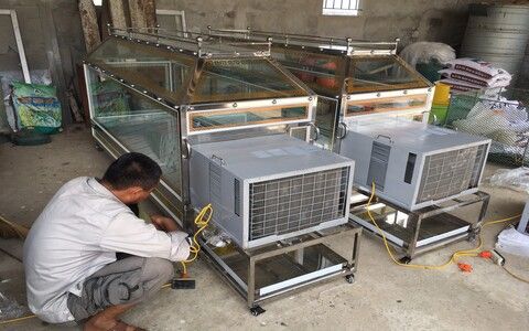 02 Máy lạnh tang lễ giao tại Tiên Lãng, Hải Phòng