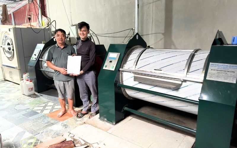 Máy giặt CN 50kg giao đến Thanh Thuỷ, Phú Thọ