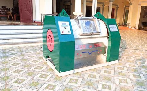 Máy giặt CN 50kg chân mềm giao đến Thanh Liêm, Hà Nam