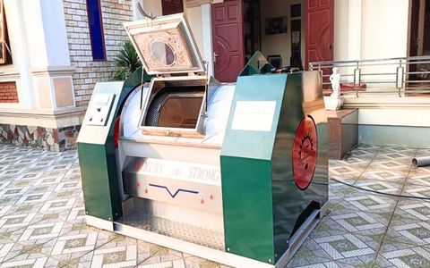 Máy giặt CN 50kg chân mềm giao tới Trảng Bom, Đồng Nai