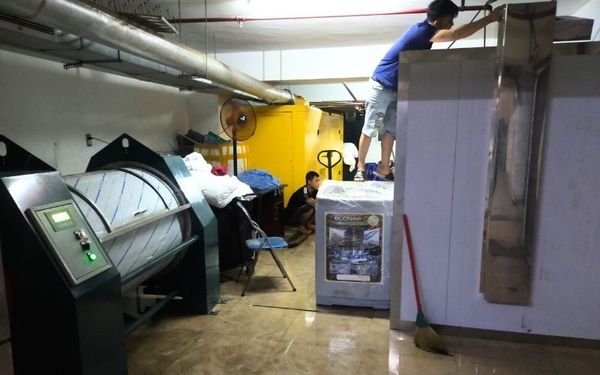 Máy giặt CN 50kg, phòng sấy công nghiệp tại Mỹ Khê, TP Đà Nẵng