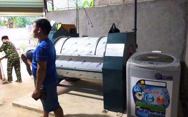Máy giặt công nghiệp 50kg tại Thúy Lĩnh, Hoàng Mai, Hà Nội