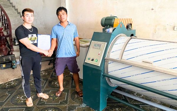 Máy giặt công nghiệp 50kg tại Tiền Hải, Thái Bình