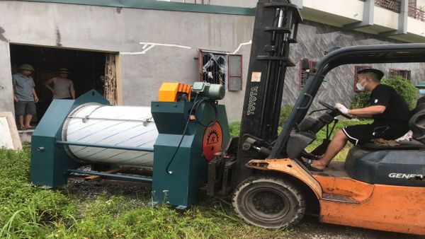 Máy giặt công nghiệp 50kg lắp đặt tại Bình Giang, Hải Dương