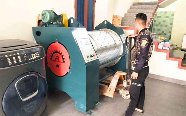 Máy giặt công nghiệp 50kg giao tại Thuận Thành, Bắc Ninh
