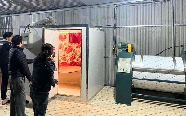 Máy giặt CN 50kg, phòng sấy công nghiệp tại Đô Lương, Nghệ An