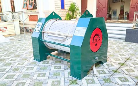 Máy giặt CN 50kg, máy sấy CN 30kg giao đến Mường Khương, Lào Cai
