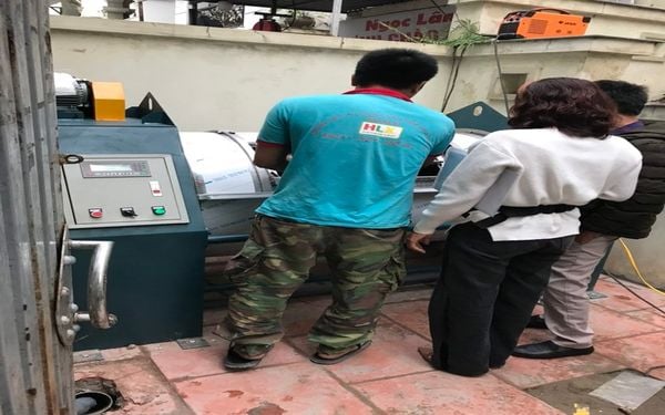 Máy giặt CN 50kg+phòng sấy CN đến Hoài Đức, Hà Nội