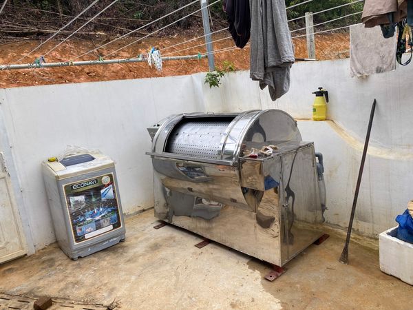 Máy giặt công nghiệp 50kg bán tự động giao tại Thuận Thành, Bắc Ninh