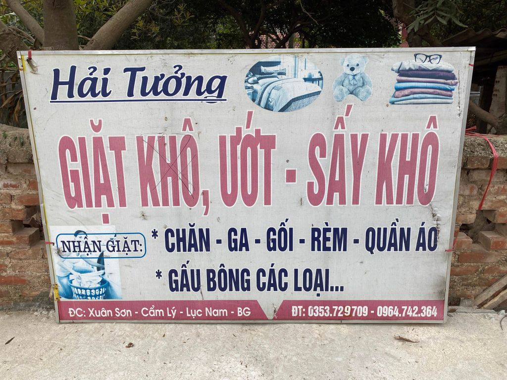 Máy giặt công nghiệp lắp đặt tại Lục Ngạn- Bắc Giang