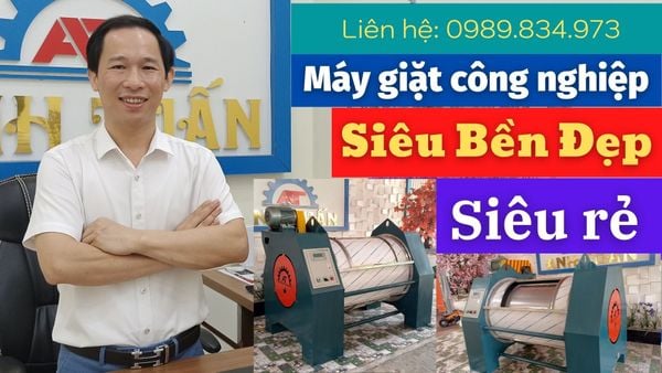 Máy giặt công nghiệp 50kg- Anh Tuấn