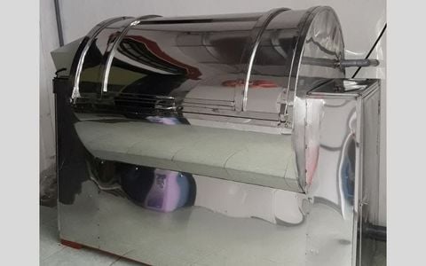 Máy giặt CN 50kg bán tự động trắng giao tới Kiến Xương, Thái Bình
