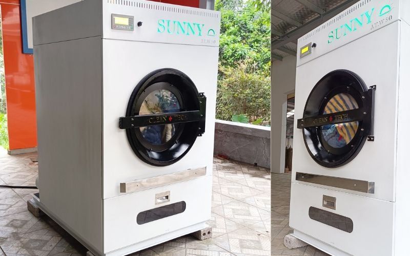 Máy sấy CN 50kg giao đến Nghĩa Lộ, Yên Bái