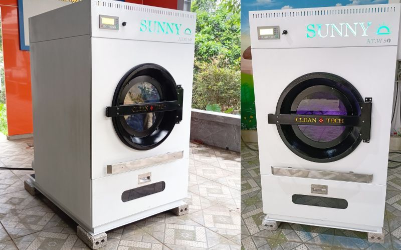 Máy sấy CN 50kg 3 pha-điện đến Tân Kỳ, Nghệ An