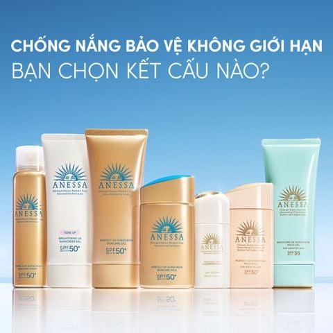 Top 4 kem chống nắng Anessa bán chạy nhất hiện nay