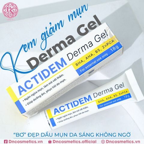 REVIEW GEL GIẢM MỤN MỜ THÂM ACTIDEM DERMA GEL CÓ TỐT KHÔNG?