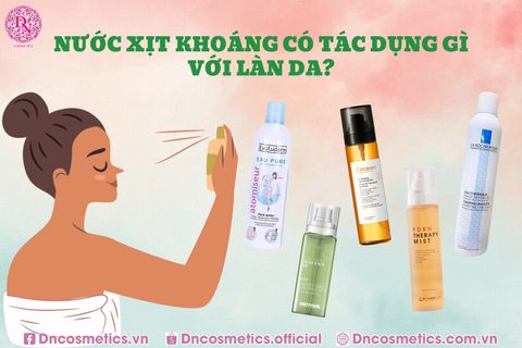 CÔNG DỤNG CỦA XỊT KHOÁNG ĐỐI VỚI LÀN DA