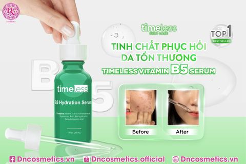 REVIEW CHI TIẾT SERUM CẤP ẨM, PHỤC HỒI TIMELESS B5